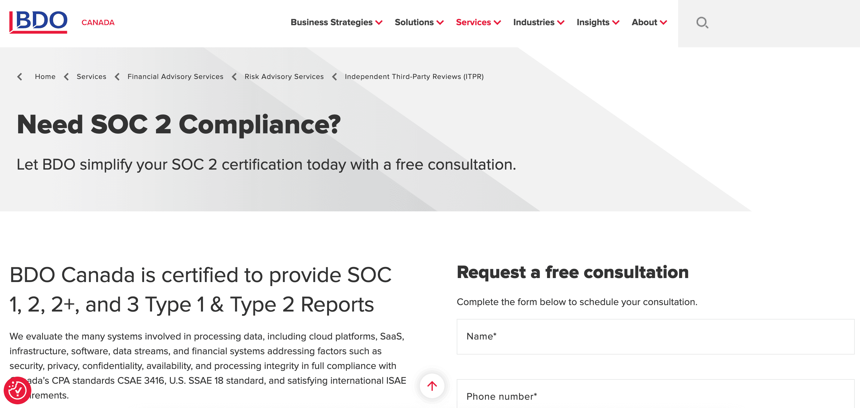 BDO Advisory Services