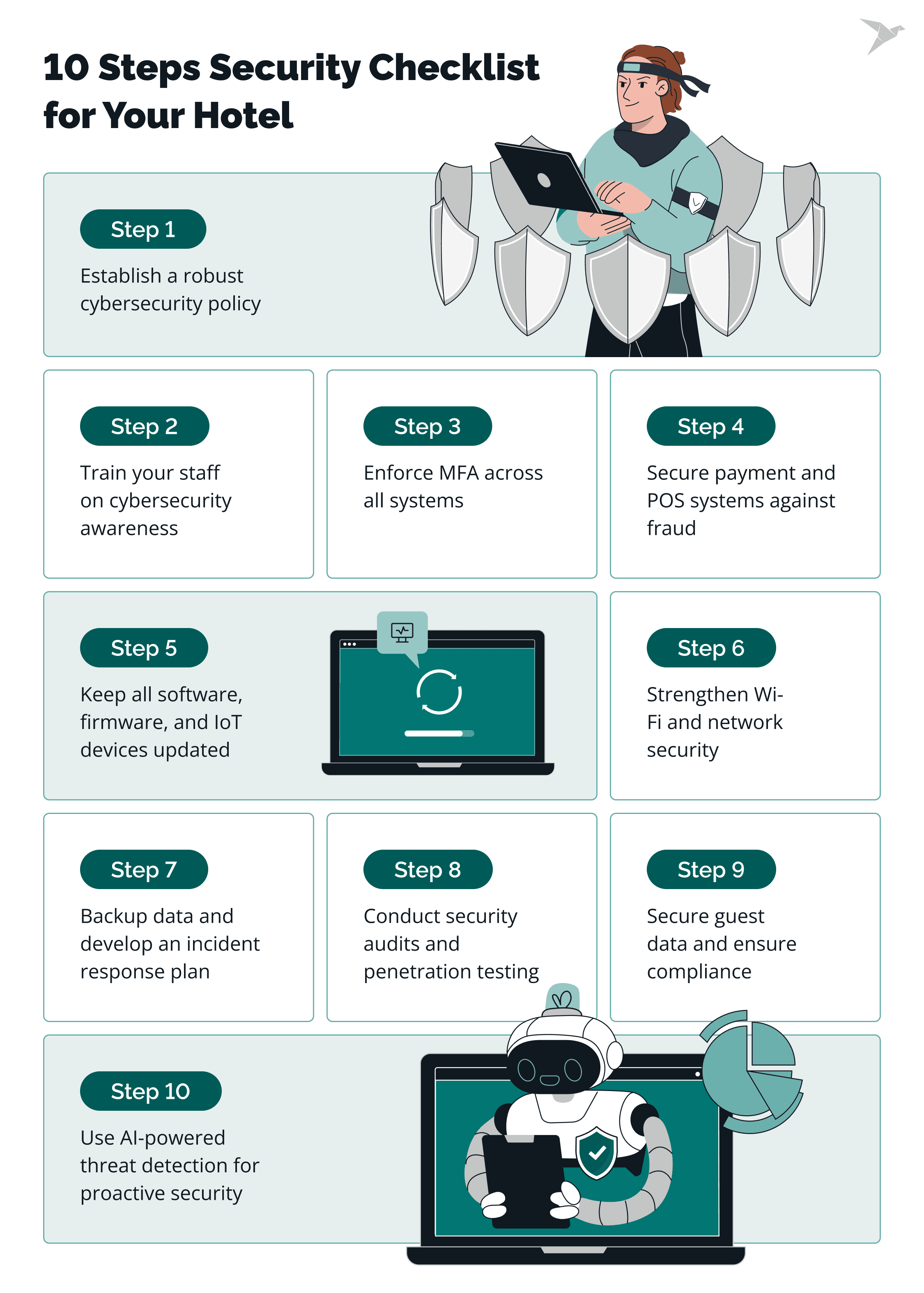10 Steps Security Checklist for Your Hotel