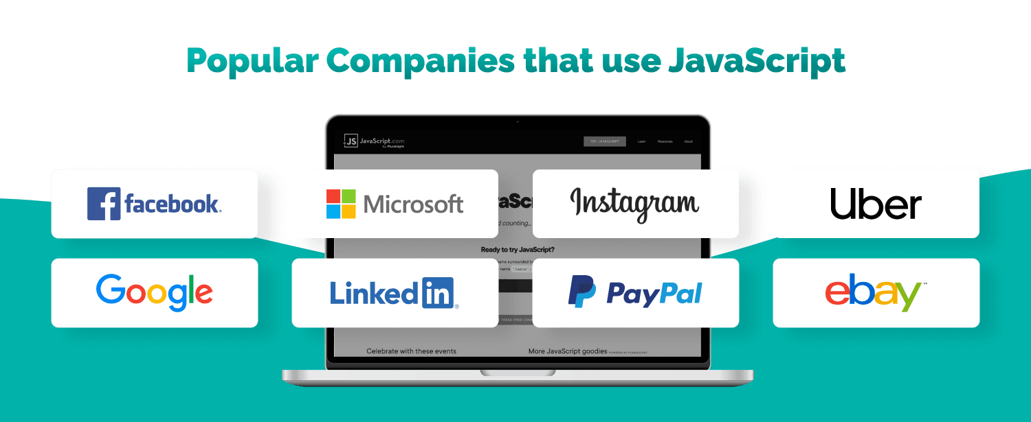 Popular companies that use JavaScript for mobile apps