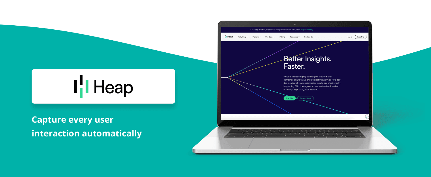 Heap – Capture every user interaction automatically
