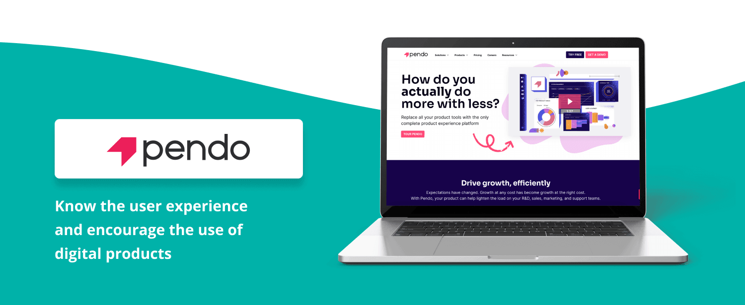 Pendo – Know the user experience and encourage the use of digital products