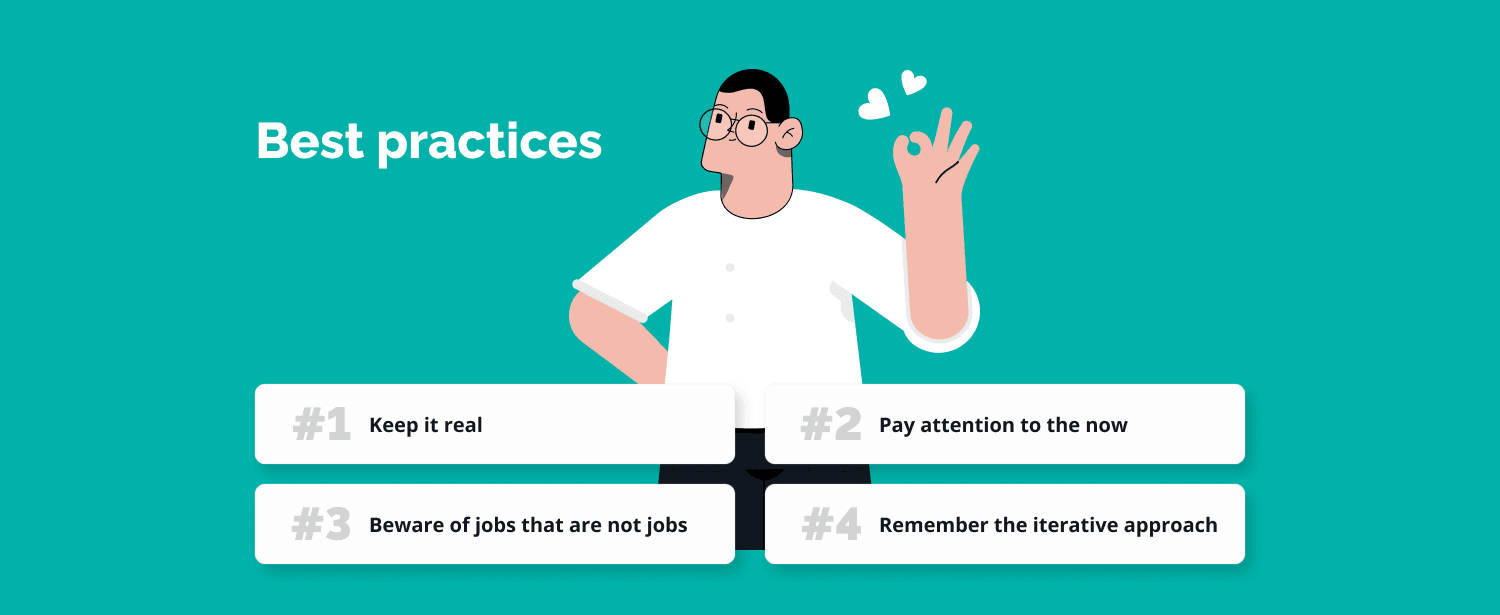 Best practices of JTBD